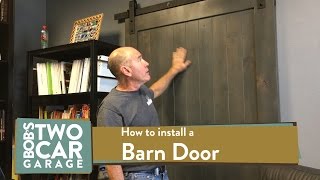 How to Install a Barn Door [upl. by Davidson]