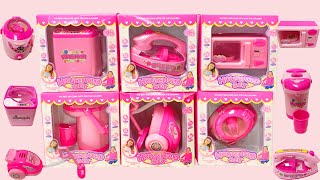 12 Minutes Satisfying with Unboxing amp Testing Pink Mini Home Appliances ASMR no music [upl. by Chung]