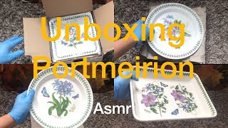 Unboxing Portmeirion Botanic Garden CollectionASMR [upl. by Enirtak]