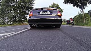 LAUNCH 1100bhp audi s4 b5 anti lag RS4 [upl. by Hiasi]