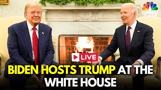 LIVE Joe Biden Hosts Trump At White House For Smooth Transition Meeting  US Elections 2024  N18G [upl. by Ynnub]