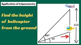 Application of Trigonometry  Find the height  class 10th important questions  extra questions [upl. by Butcher]