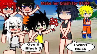 “Make Her Blush for 10M ✅”  Gacha Club mini movie  Naruto [upl. by Rutledge]