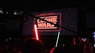 THE CLONE WARS SEASON 7 TRAILER  Star Wars Celebration 2019 LIVE ARENA REACTIONS [upl. by Breeze]