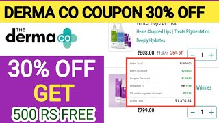 derma co coupon 30 off  500  the derma co coupon code [upl. by Storm]