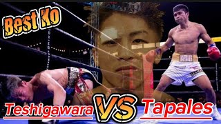 The Best KO Highlight MARLON TAPALES vs HIROAKI TESHIGAWARA  Full fight highlights [upl. by Aicirpac724]