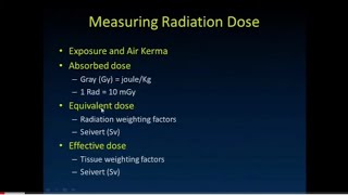 Measurement of radiation Exposure Air Kerma Absorbed dose Equivalent dose and Effective dose [upl. by Arliene]