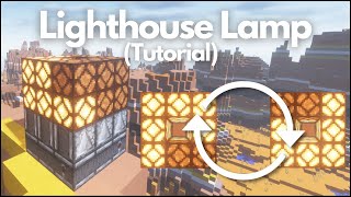 Minecraft Lighthouse Lamp Design Tutorial  BlenDigi Shorts 2 [upl. by Ane]