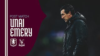 Unai Emery on Palace draw  POSTMATCH [upl. by Malcah]