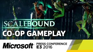 Scalebound Official Coop Gameplay  E3 2016 Microsoft Press Conference [upl. by Malcolm730]