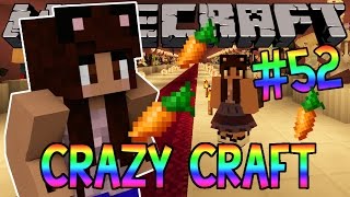 Minecraft YouTuber Survival 52  Carrots Minecraft Crazy Craft 30 SMP [upl. by Meng]