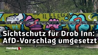 Drob Inn Drogenhilfe bekommt Sichtschutz [upl. by Filip439]