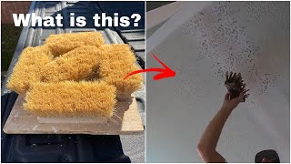 How to texture drywall with brushes 5 Brush tutorial [upl. by Innavoig]