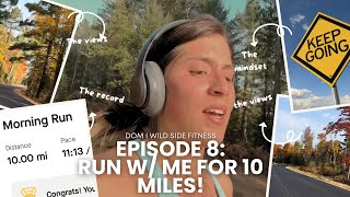 RUN WITH ME FOR MY VERY FIRST 10 MILER [upl. by Furiya]