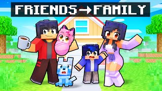 Turning my FRIENDS into a FAMILY in Minecraft [upl. by Eniad]