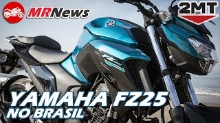 Nova Fazer 250 2018 no Brasil FZ25 flagrada  MRNews [upl. by Ddal]