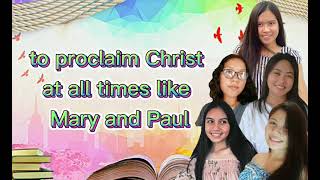 Paulinian Mission Song Lyric Vid [upl. by Lathrop]