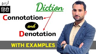 Diction  Connotation and denotation  Denotation and connotation  connotative and demonstrative [upl. by Gutow]