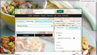 How to use the Slimming World Food Diary website [upl. by Dyna]