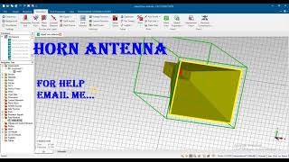 ridged horn antenna design in cst and in hfss [upl. by Iaverne]