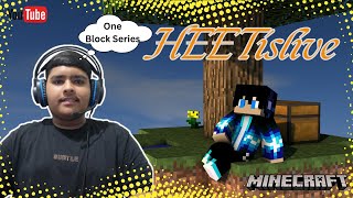 HEETislive With Minecraft One Block Series Day 2 minecraft oneblock livestream [upl. by Kavanaugh242]