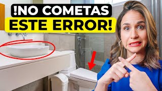 12 ERRORES EN TU BAÑO PEQUEÑO  Alternativas Fáciles de Lujo [upl. by Una]