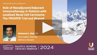 Neoadjuvant Adjuvant Immunotherapy in Localized Renal Cell Carcinoma The PROSPER Trial and Beyond [upl. by Anirav852]