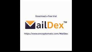 Quick Start to MailDex 2018 the EMail Viewer Archiver Converter [upl. by Nerrak945]