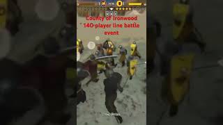 140 player line battle Atria eventmountandblade2 bannerlordmultiplayer gaming [upl. by Elda]