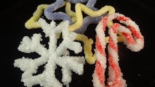 How to Make Borax Crystal Ornaments with yoyomax12 [upl. by Aicilana]