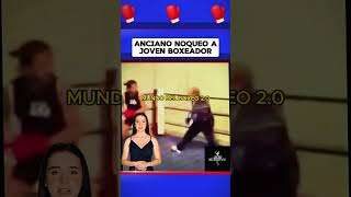 Anciano noquea a joven boxeador boxeo boxing box [upl. by Anrak]