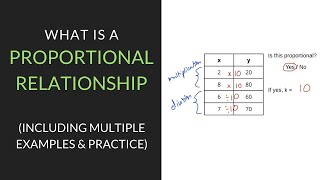 What is a Proportional Relationship  7th Grade  Mathcationcom [upl. by Airolg]