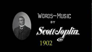 Rare Scott Joplin song The Rag Time Dance [upl. by Leiser]