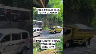 Duh Gara Gara Mobil Pribadi Dump Truknya Jadi Susah dumptruck trukcanter tanjakanbatununggul [upl. by Kenon]