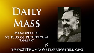 Daily Mass Monday September 23 2024 [upl. by Ecydnac]