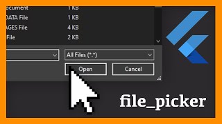 Flutter Windows Desktop Tutorial  Open File Dialog with File Picker [upl. by Amoakuh]