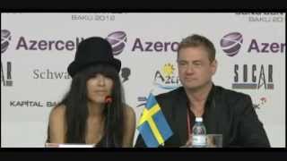 Loreen at 2nd Semifinal Winners Press Conference [upl. by Woolson]