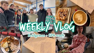 STUDENT ACTUARY VLOG 7  Bridgemas coffee shop study bike repairs [upl. by Carolynn]