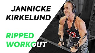 Jannicke Kirkelund  Ripped Contest Shape Workout  Pozedown [upl. by Otes47]