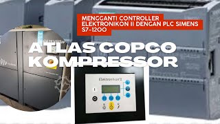 Atlas Copco Compressor with PLC SIMENS S7 1200 [upl. by Notfol]