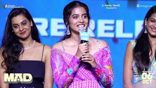 Sri Gouri Priya Reddy Speech  MAD PreRelease Event  Kalyan Shankar  Naga Vamsi  Life Andhra Tv [upl. by Higley135]