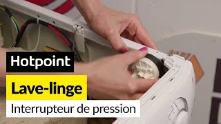 Comment remplacer un pressostat sur une machine à laver Hotpoint [upl. by Yrocal]