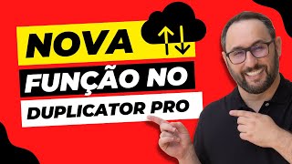 Duplicator PRO Nova função Import Link [upl. by Rodd]