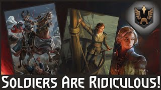 Renfri Soldiers Are Still Insane Gwent Nilfgaard Imperial Formation Deck [upl. by Rhiana]