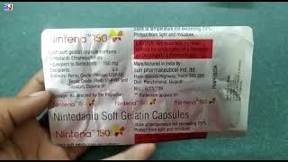 Nintena 150 Capsule  Nintedanib 150 mg Capsule uses  Nintena 150mg Soft Gelatin Capsule uses Dose [upl. by Marillin]