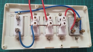 Fuse wire connection in switch board  how to protect your board 100 working [upl. by Coulombe626]