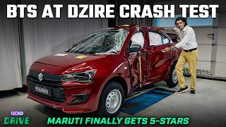 Historic 5 Stars For Maruti Dzire At Global NCAP [upl. by Nahtanhoj449]