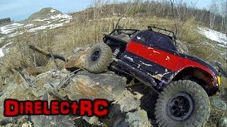 RC Axial SCX10 Honcho Maxxis Trepador tires  DirelectRC [upl. by Wein]