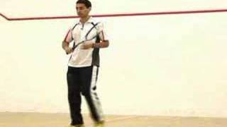 Virtual Squash Lessons and Tips Footwork  ESQUASHCOACHCOM [upl. by Assina]