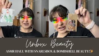 Ultimate ASMR Haul Unboxing🎁SnarlsBox BeautyNScents amp Bombshell Beauty Revealed [upl. by Waligore]